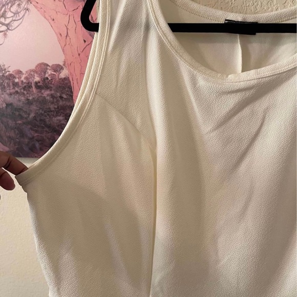 Plus Size Women’s sleeveless midi cream dress size 6X NEW - Picture 5 of 10